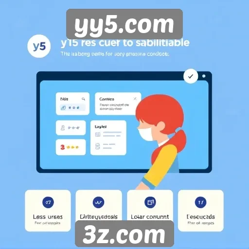 novos recursos de usabilidade no site yy5.com